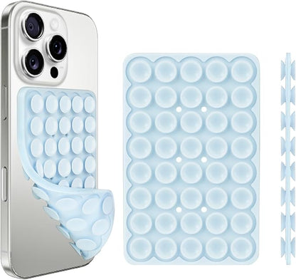 1 Pack Silicone Suction Cup Phone Case Mount Double Sided, Phone Accessories by Giumel