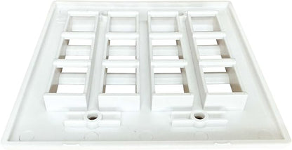 DIYTECH Keystone Wall Plate, 2 Gang Keystone Wall Plate, 12 Port Keystone Jack - Image 7