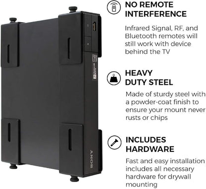 HumanCentric Adjustable Device Wall Mount, Cable Box and Modem Bracket - Image 4