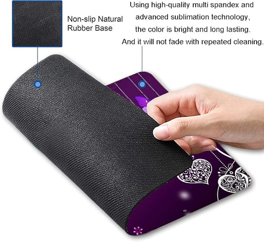 Mouse Pad, Premium-Textured Mouse Mat, Non-Slip Rubber Base Mousepad - Image 2