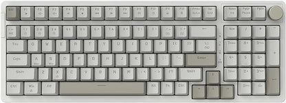 FIRSTBLOOD ONLY GAME. AK992 Retro Wired Mechanical Keyboard, 98 Keys Full Layout by FIRSTBLOODONLYGAME