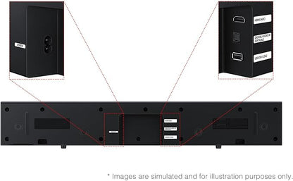 Samsung B-Series Soundbar HW B400F 2.0 ch Soundbar - Image 5