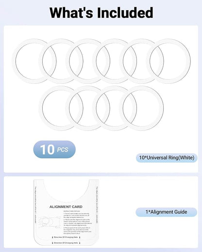 for Magsafe Ring 10PCS-Ultra Thin-Universal Metal Rings Sticker Compatible - Image 7