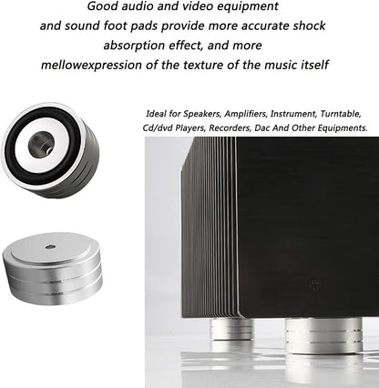 Tertullus 4 Sets High-End HiFi Aluminum Speaker Feet, Shock Base Pad Spikes - Image 6