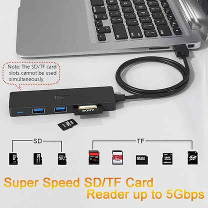 USB Hub 3.0 Splitter, TSUPY USB 3.0 Hub Multi USB Adapter Port Expander - Image 5