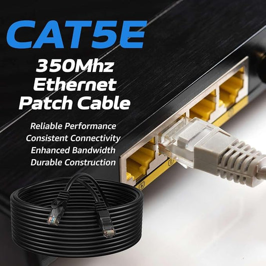 Cables Direct Online Cat5e 50FT Network Ethernet Patch Cable, 350Mhz Internet - Image 2