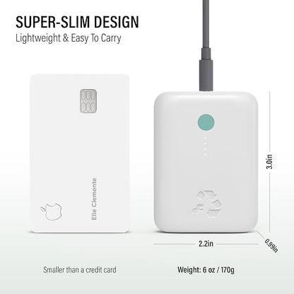Nimble Champ Lite Portable Charger, 5200mAh Fast Charging Power Bank 15W USB C - Image 6
