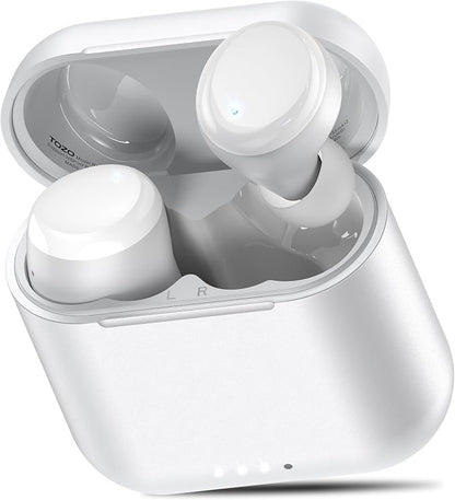 TOZO T6 Wireless Earbuds, Stereo Sound in Ear Headphones, 50 Hours Playtime by TOZO
