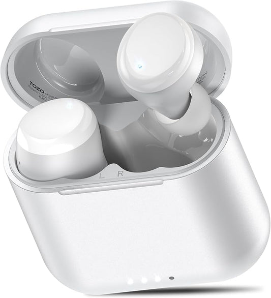 TOZO T6 Wireless Earbuds, Stereo Sound in Ear Headphones, 50 Hours Playtime by TOZO