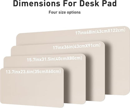 Aothia Large PU Leather Desk Pad Protector – Non-Slip Mouse Pad & Writing Mat - Image 6