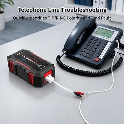 NF-802MG Network Cable Tester for POE/Cat5/Cat5e/Cat6/Cat6a CAT3 Phone Line - Image 7