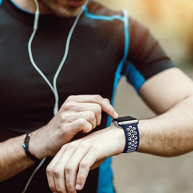 Lerobo Compatible with Apple Watch Band Series 9 8 7 41mm Band SE 40mm 38mm 11 - Image 4