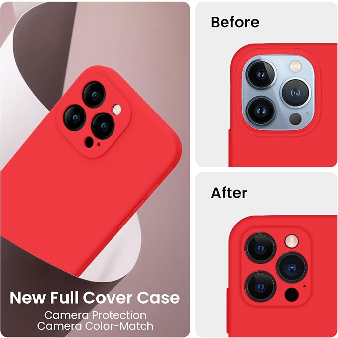 FireNova Designed for iPhone 13 Pro Case, Silicone Upgraded Phone Case with - Image 3