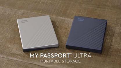 WD 6TB My Passport Ultra Blue, Portable External Hard Drive, Backup Software - Image 5