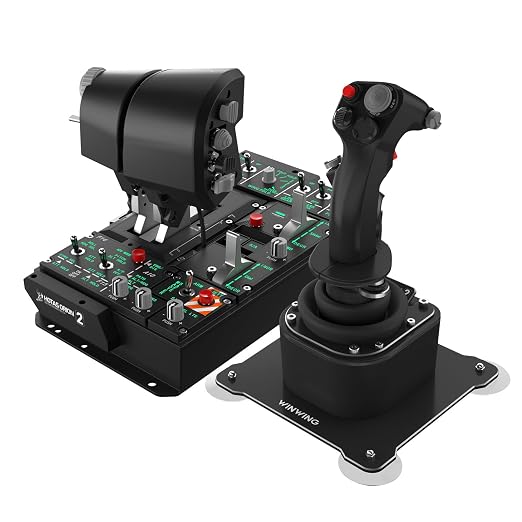 WINWING Orion2 HOTAS Metal Warthog: StriktAce E Metal Throttle Grip by WINWING