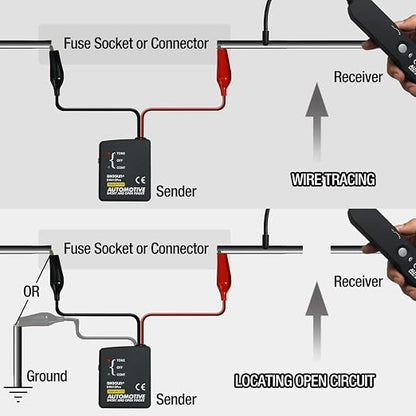 allsun EM415Pro Automotive Wire Tracker, Short and Open Circuit Finder Tester - Image 2