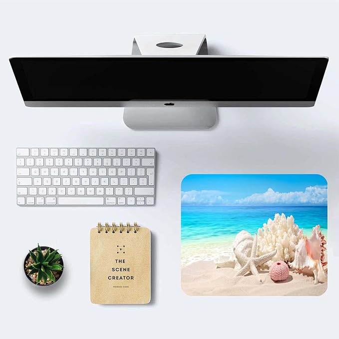 Sand Beach Mouse Pad, Cute Mouse pad, Custom Small Mouse Pads - Image 6