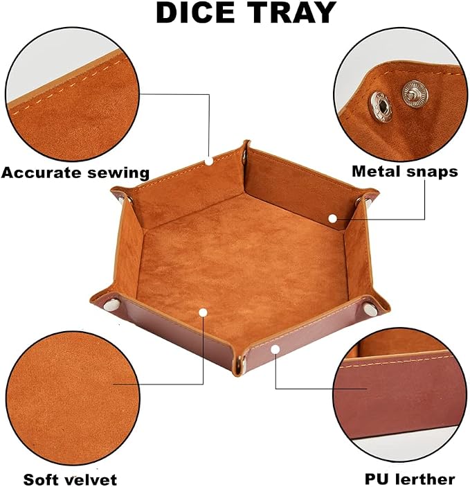 DND Dice Set 42 Pcs Polyhedral Dungeons and Dragons Rolling Dice - Image 4