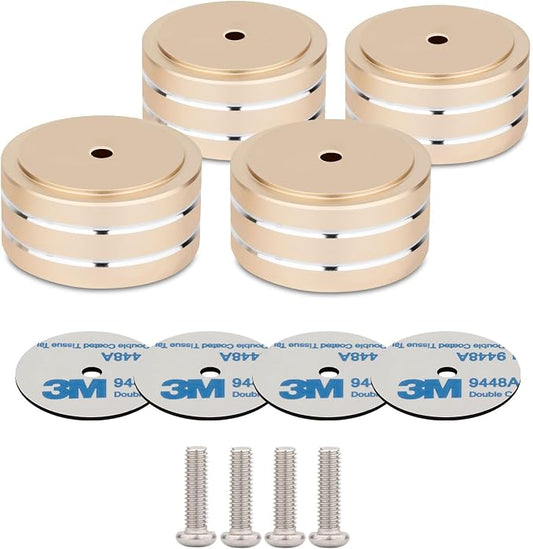 Monosaudio 4Pcs Audio Isolation Feet Turntable Feet 40x20mm Turntable Isolation by Monosaudio