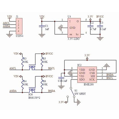 BME280 Sensor Module with Jumper Wires, 3-in-1 Temperature Humidity Barometric - Image 7
