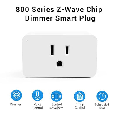 New One Zwave Dimmer Plug, 800 Series Z-Wave Smart Dimmer Plug, Bult in Zwave - Image 2
