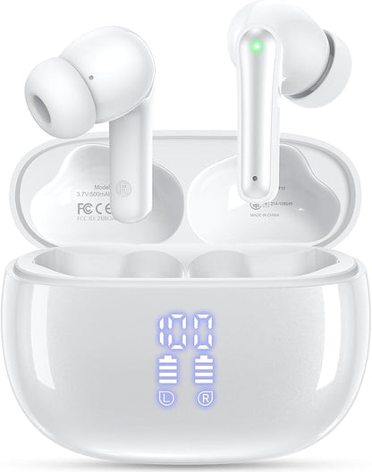 Wireless Earbuds, Deep Bass Stereo Sound, 40 Hours Playtime, Lightweight in-Ear by JGUG
