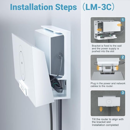 Star-Link Gen 3 Router Mount, All-in-One Star Link Standard V3 Router Wall - Image 6