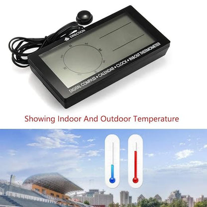 Digital Car Thermometer Black - Image 2