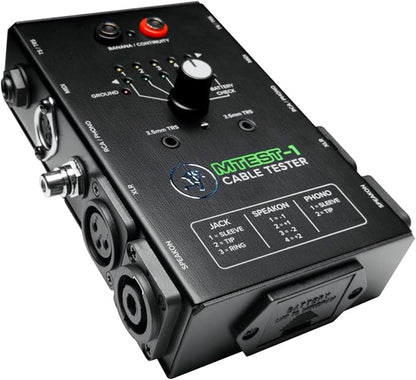 Mackie Cable Tester, 5-Way Switch Battery-Powered Connector Test - Image 6