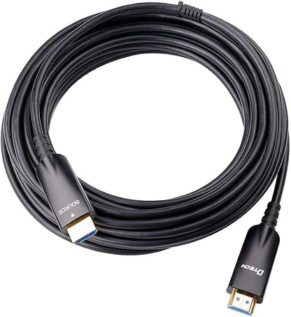 DTECH 25ft Fiber Optic HDMI Cable 4K 60Hz 1080p HD Video 3D ARC HDCP CEC High - Image 3