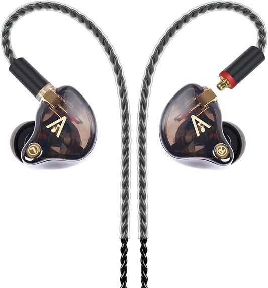 Vibes 201 Wired Earbuds in Ear Headphones, Noise Cancelling Bass Driven HiFi by AudiovanceHeadphones