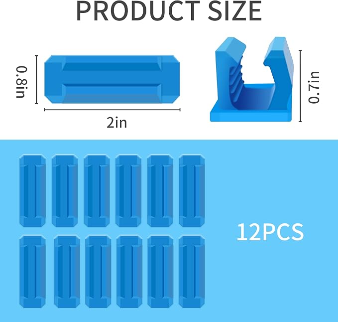12 Pack Pen Holder for Desk, Silicone Pencil Holder - Image 5