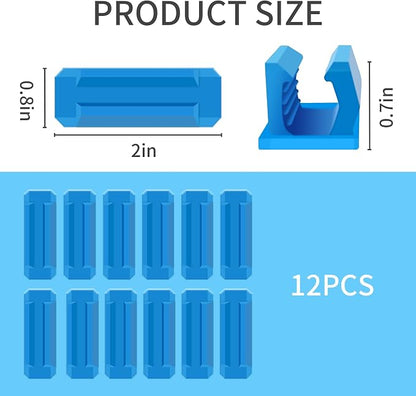 12 Pack Pen Holder for Desk, Silicone Pencil Holder - Image 5