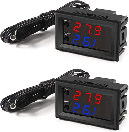 UMLIFE 2PCS Temperature Controller -50 to 110 Celsius DC 12V Programmable by UMLIFE