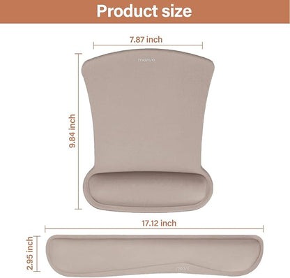 MOSISO Wrist Rest Support for Mouse Pad & Keyboard Set, Ergonomic Mousepad - Image 5