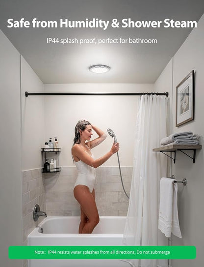 Bojim Wireless Waterproof Shower Light Rechargeable Motion Sensor Closet - Image 2