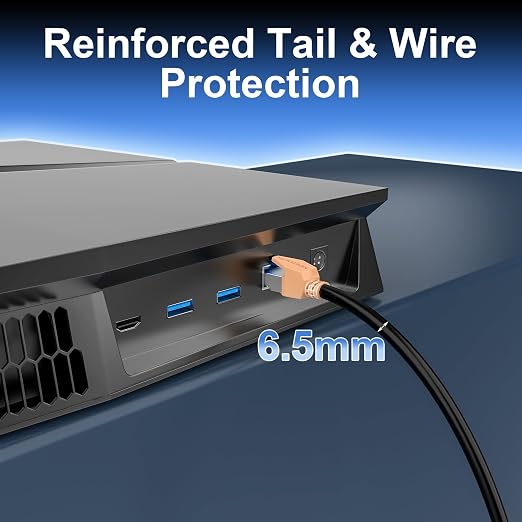 Cat 8 Ethernet Cable 200 ft, 40Gbps High Speed Gaming Network Cable 2000MHz - Image 4