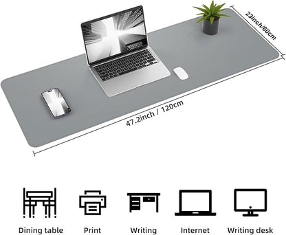 Leather Desk Protector, 47in*23.7in Large Mat - Image 2