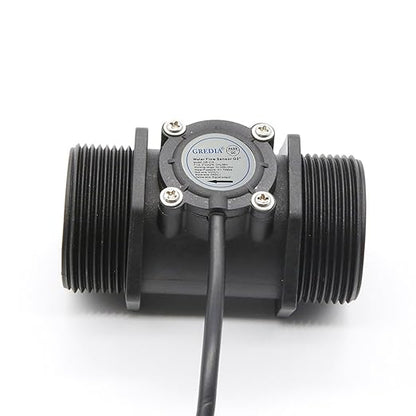 2" Water Flow Sensor Food-Grade Switch Hall Effect Flowmeter Fluid Meter by Unknown