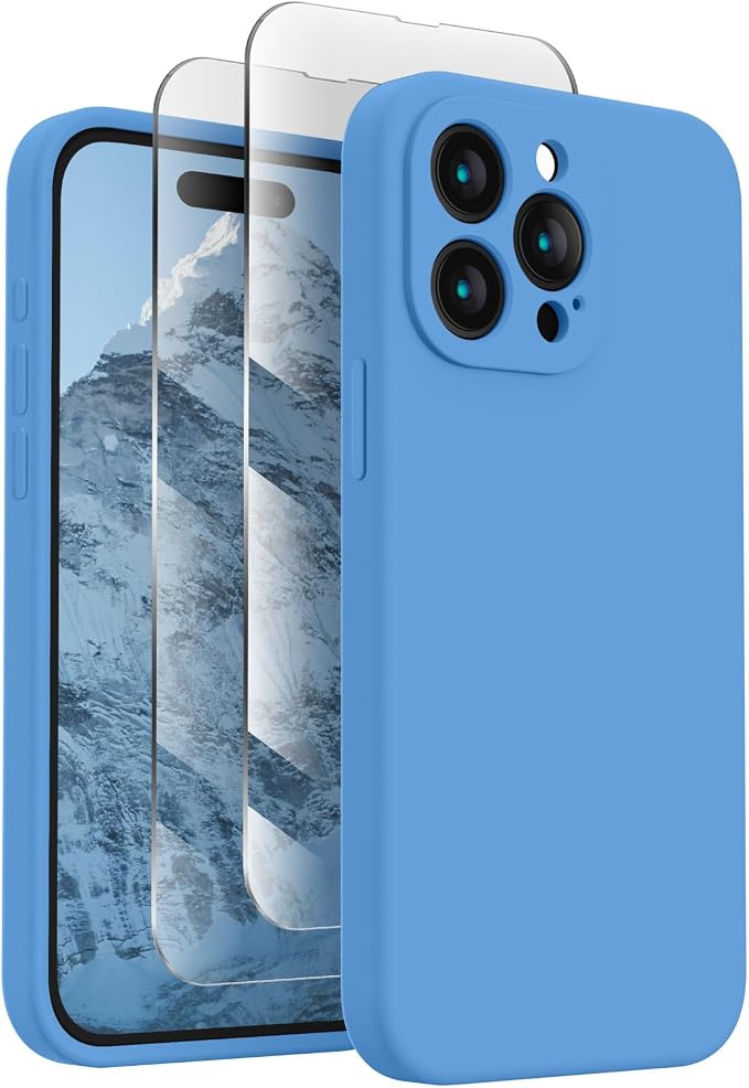 FireNova Designed for iPhone 15 Pro Case, Silicone Upgraded Phone Case with by FireNova