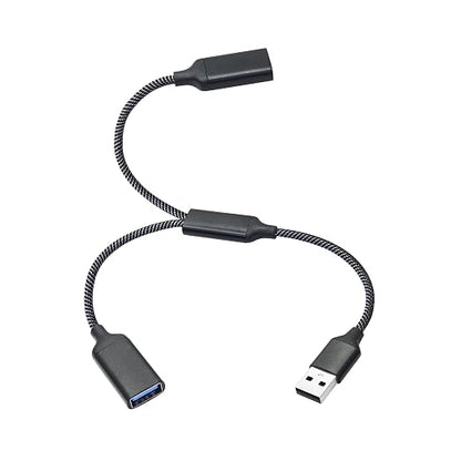USB Splitter Cable 1FT, USB A Male to Dual USB A Female Y Splitter Adapter 1 in by Unknown