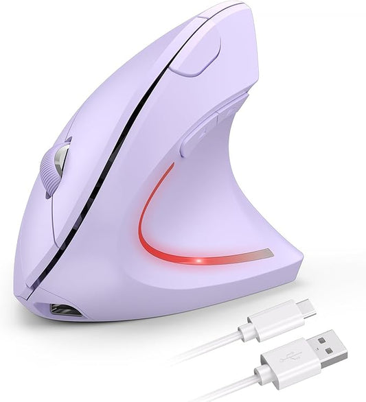 TECKNET Ergonomic Mouse Wireless, Rechargeable Mouse Wireless Silent by Tecknet