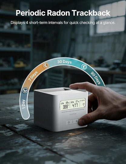 X-Sense Radon Detector for Home, Zero Lab Fees, No Installation Required - Image 3