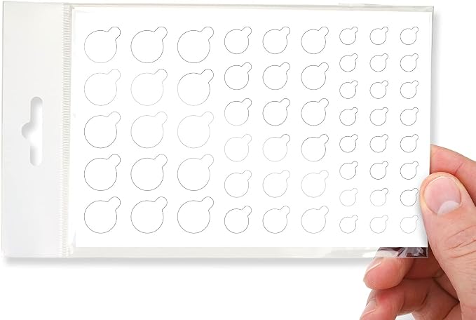 Stackable Webcam/Camera Vinyl Covers | 57 Tabbed Low-Tack Restickable Webcam by MyCamShield
