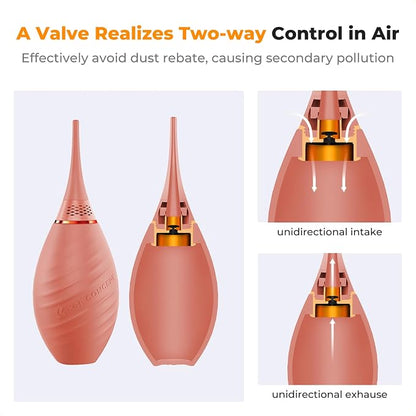 K&F CONCEPT Air Blower, with Long Nozzle/Short Nozzle Switch Design, Single Air - Image 5