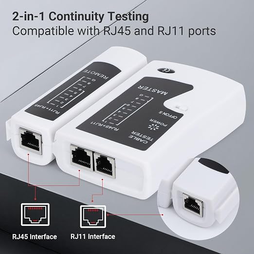 RJ45 Cable Tester Network Cable Tester Ethernet Wire Test Tool - Image 2