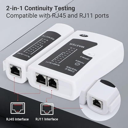RJ45 Cable Tester Network Cable Tester Ethernet Wire Test Tool - Image 2