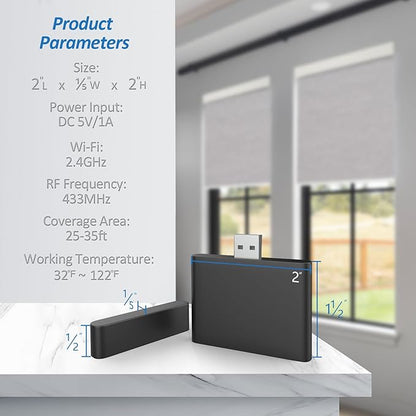 Smart Bridge, Hub for Motorized Blinds Compatible - Image 6