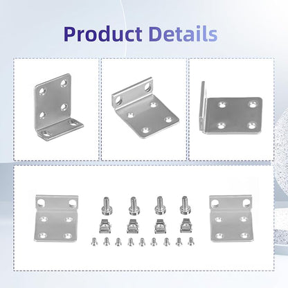 Rack Mount Kit for Ubiquiti Switch, 1U Rack Ears for Ubiquiti 16/24/48 Series - Image 6