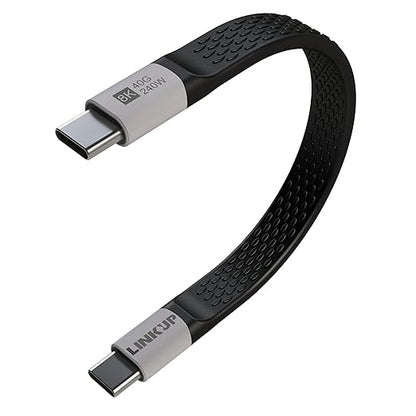 LINKUP USB 4.0 USB C to USB C Cable | Thunderbolt 4/3 Compatible | Type C by LINKUPTechnologies
